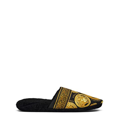 versace home slippers|female Versace slippers.